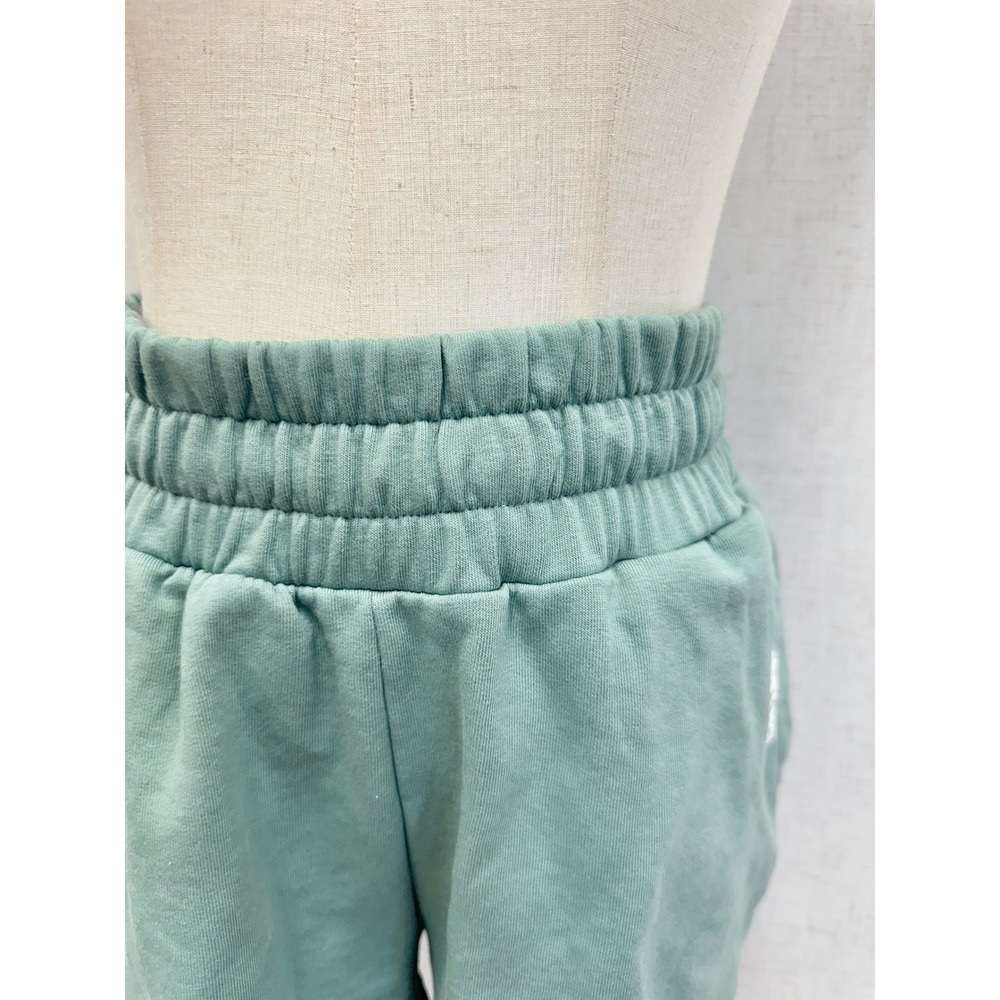 Women's Best Comfort Shorts Cotton Blend Solid Pastel Sage Green Size Medium - Picture 12 of 14